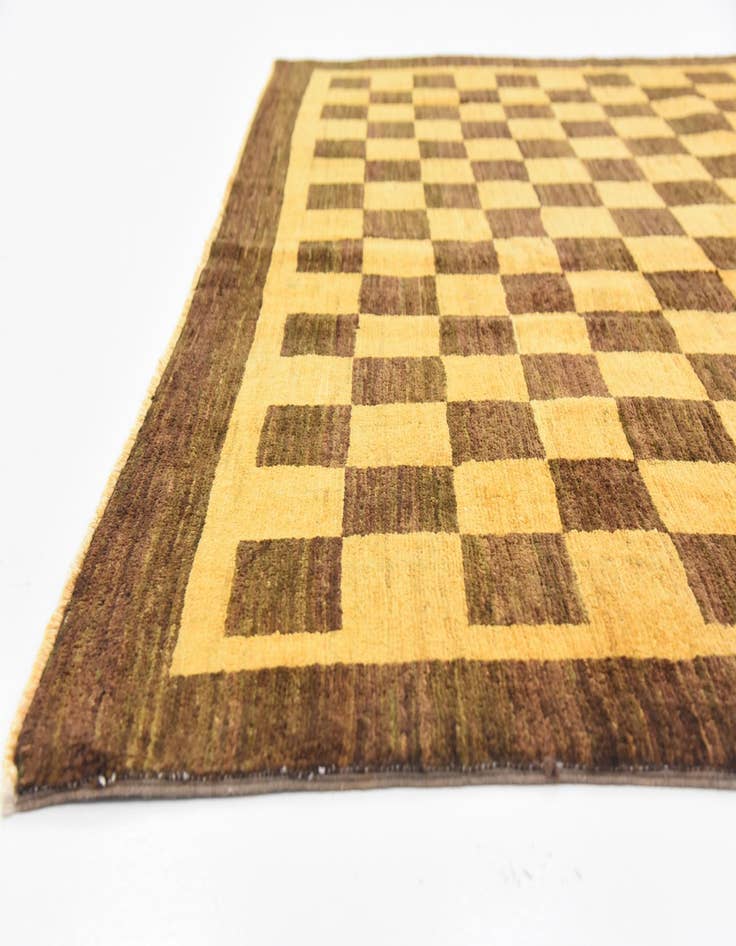 Detail image of  6' 4 x 9' 8  Hand Knotted Modern Ziegler Rug