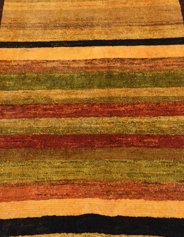 Detail image of  4' 4 x 6'  Hand Knotted Modern Ziegler Rug