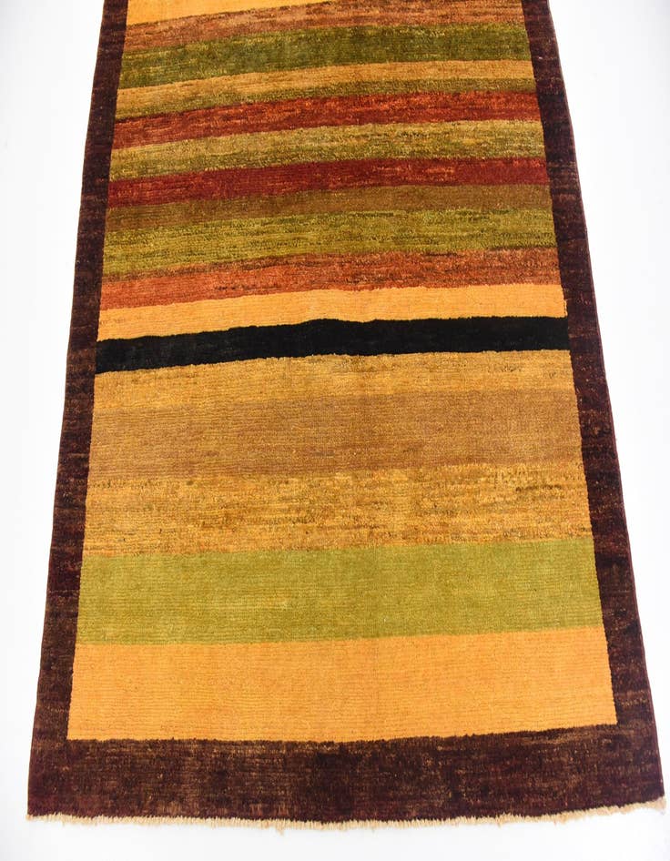 Detail image of  4' 4 x 6'  Hand Knotted Modern Ziegler Rug