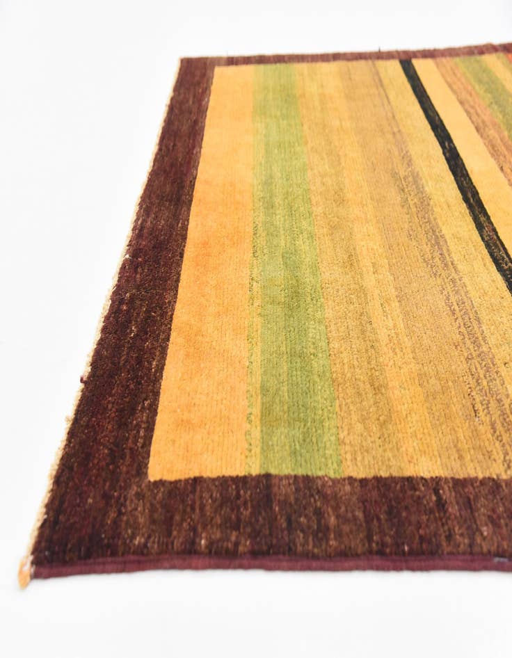 Detail image of  4' 4 x 6'  Hand Knotted Modern Ziegler Rug