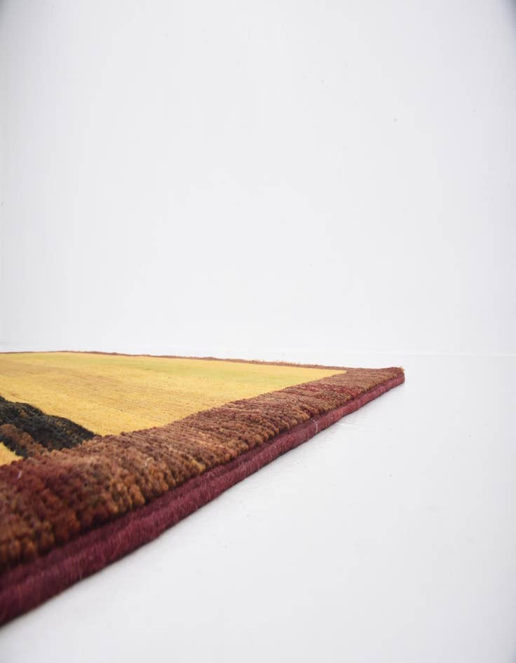 Detail image of  4' 4 x 6'  Hand Knotted Modern Ziegler Rug