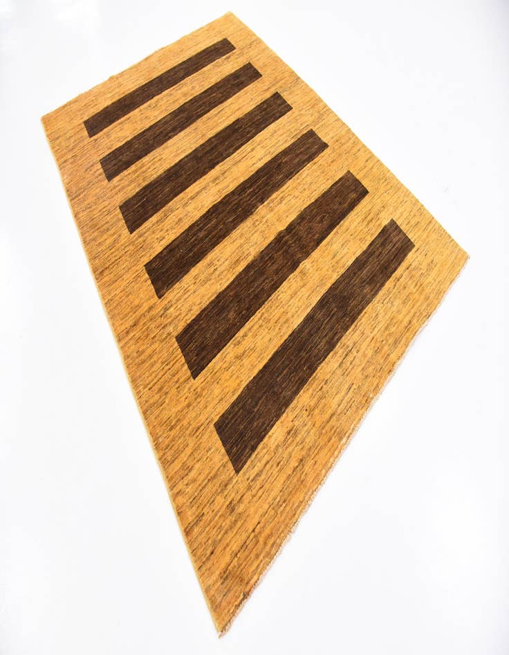 Detail image of  5' x 6' 6  Hand Knotted Modern Ziegler Rug