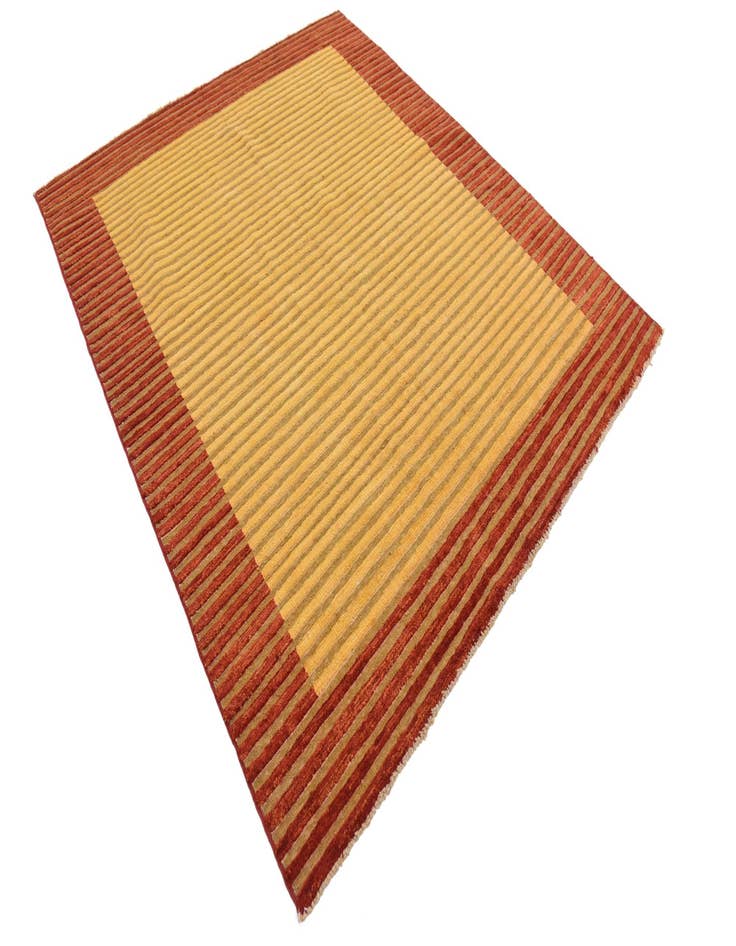 Detail image of  5' 3 x 6' 3  Hand Knotted Modern Ziegler Rug