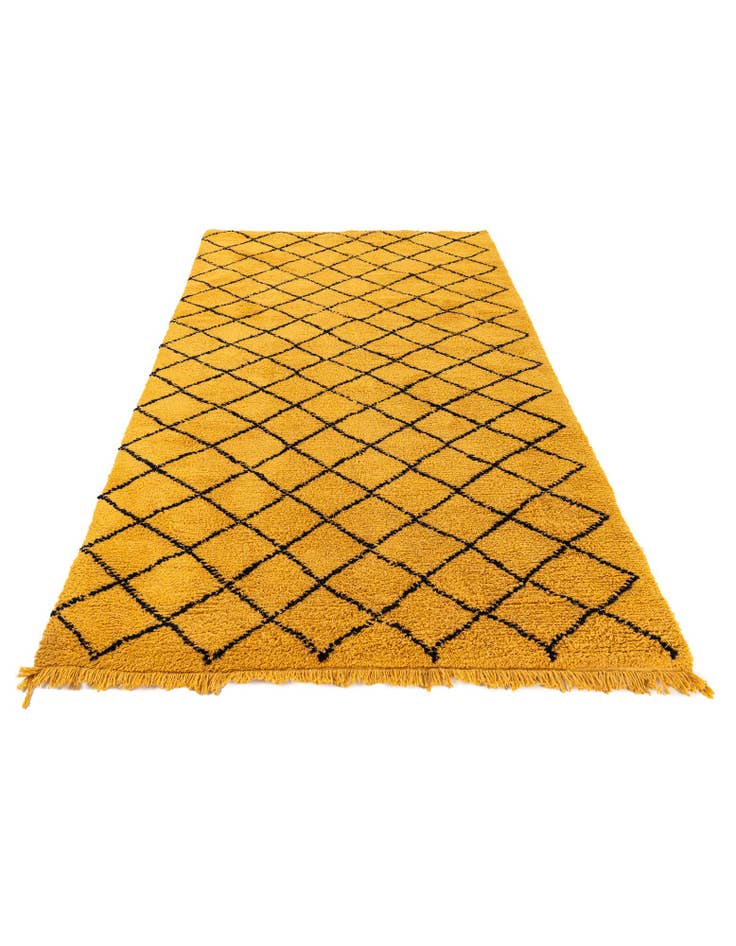 Detail image of  5' x 8' 6  Hand Knotted Moroccan Wool Rug