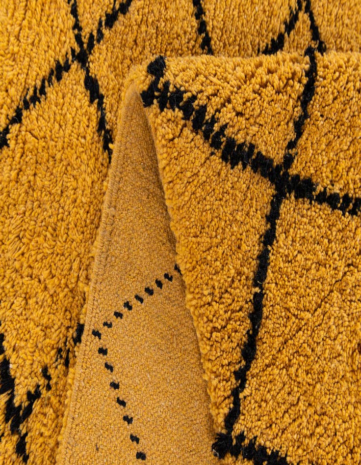 Detail image of  5' x 8' 6  Hand Knotted Moroccan Wool Rug