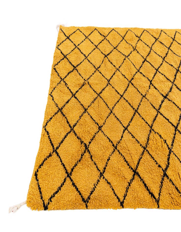 Detail image of  5' x 8' 6  Hand Knotted Moroccan Wool Rug