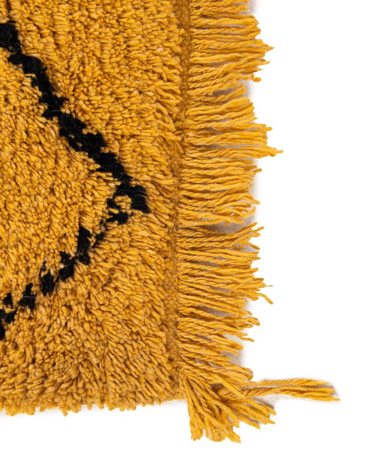 Detail image of  5' x 8' 6  Hand Knotted Moroccan Wool Rug