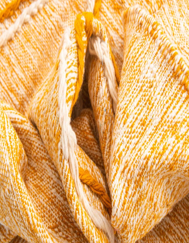 Detail image of  6' 6 x 9' 7  Hand Knotted Moroccan Wool Rug