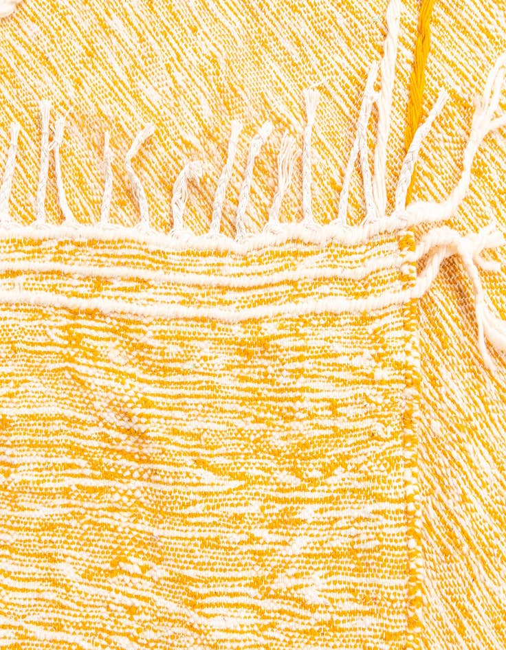 Detail image of  6' 6 x 9' 7  Hand Knotted Moroccan Wool Rug