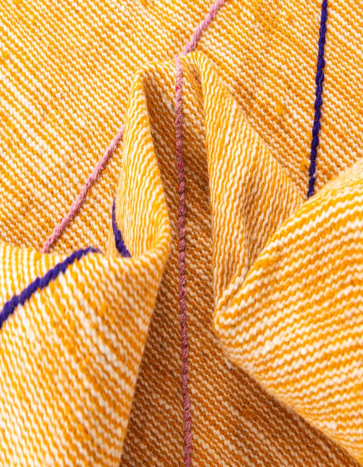 Detail image of  6' 8 x 10' 8  Hand Knotted Moroccan Wool Rug