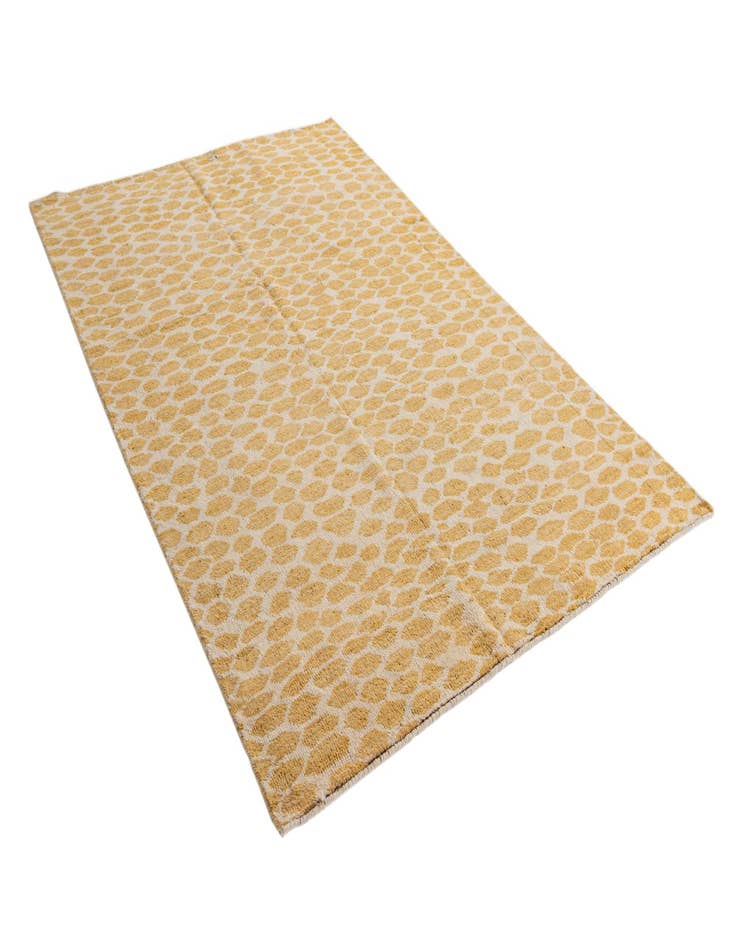 Detail image of  5' 1 x 8'  Hand Knotted Moroccan Wool Rug