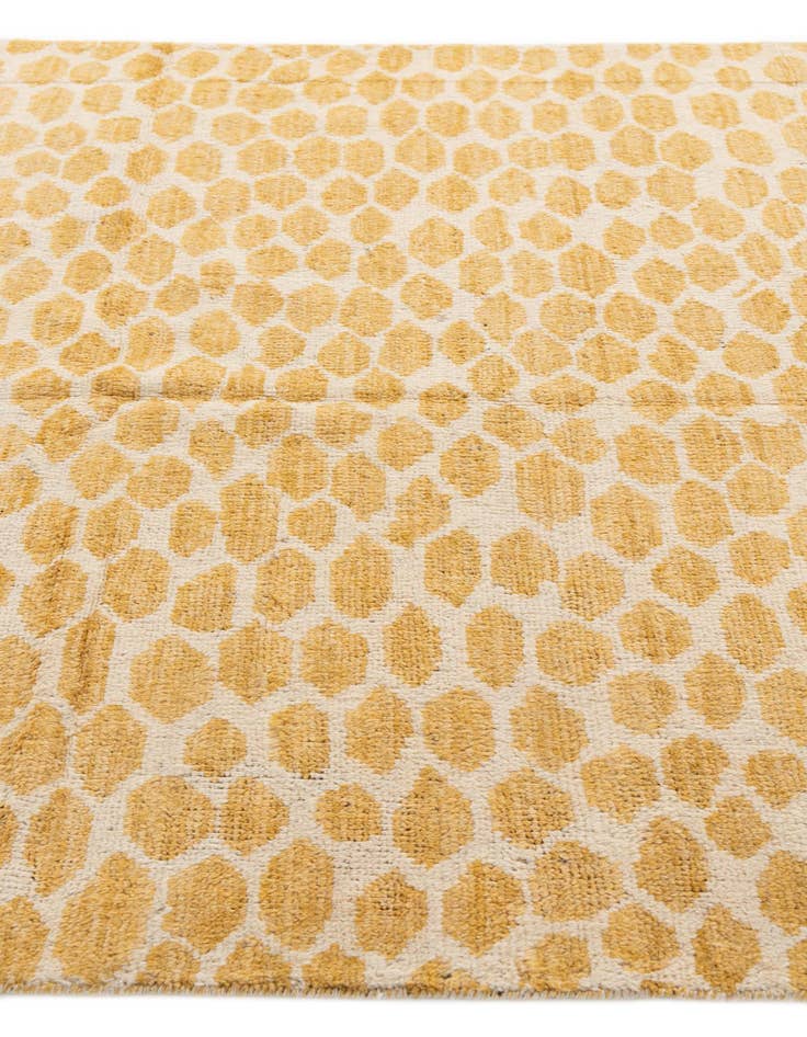 Detail image of  5' 1 x 8'  Hand Knotted Moroccan Wool Rug