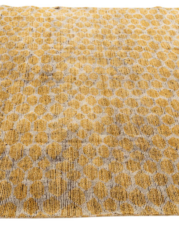 Detail image of  6' 1 x 9' 1  Hand Knotted Moroccan Wool Rug