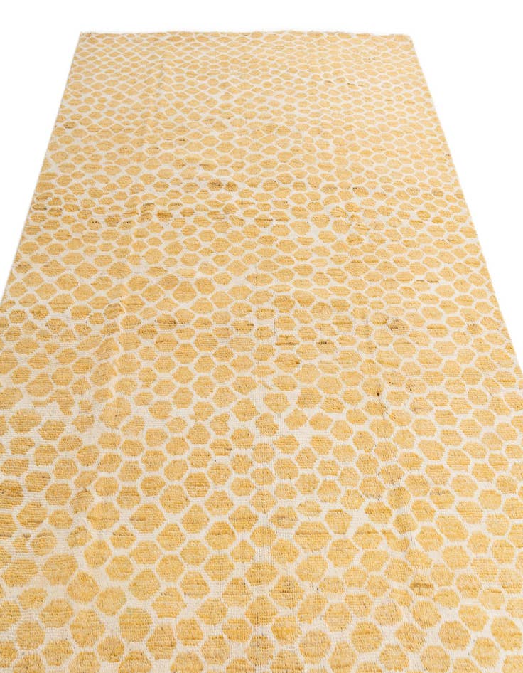 Detail image of  6' x 9' 3  Hand Knotted Moroccan Wool Rug