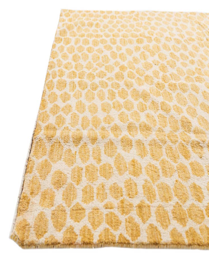 Detail image of  6' x 9' 3  Hand Knotted Moroccan Wool Rug