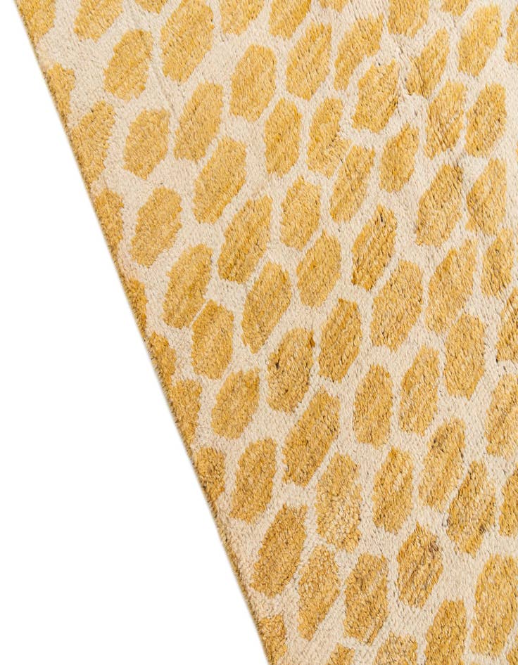 Detail image of  6' x 9' 3  Hand Knotted Moroccan Wool Rug