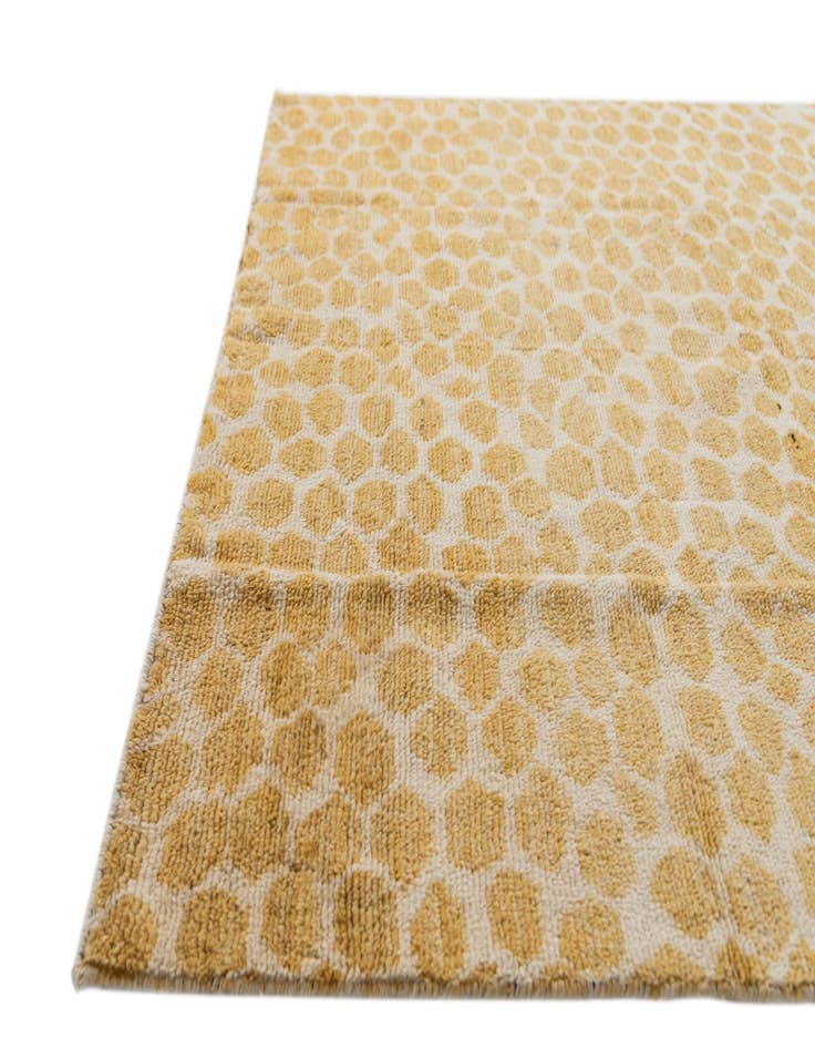 Detail image of  6' 2 x 9' 2  Hand Knotted Moroccan Wool Rug