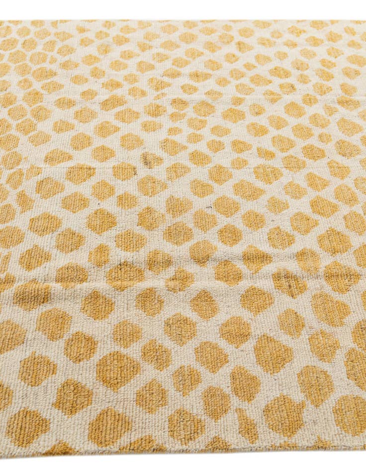 Detail image of  6' 2 x 9' 2  Hand Knotted Moroccan Wool Rug