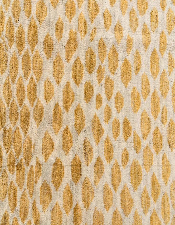 Detail image of  6' 2 x 9' 2  Hand Knotted Moroccan Wool Rug