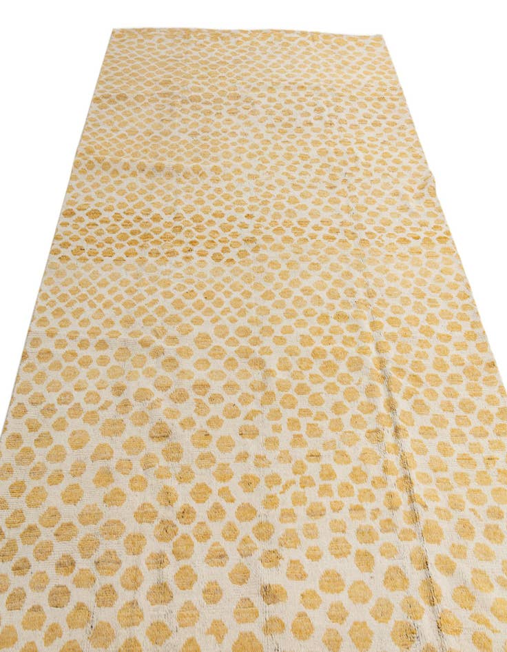 Detail image of  6' 1 x 9' 3  Hand Knotted Moroccan Wool Rug