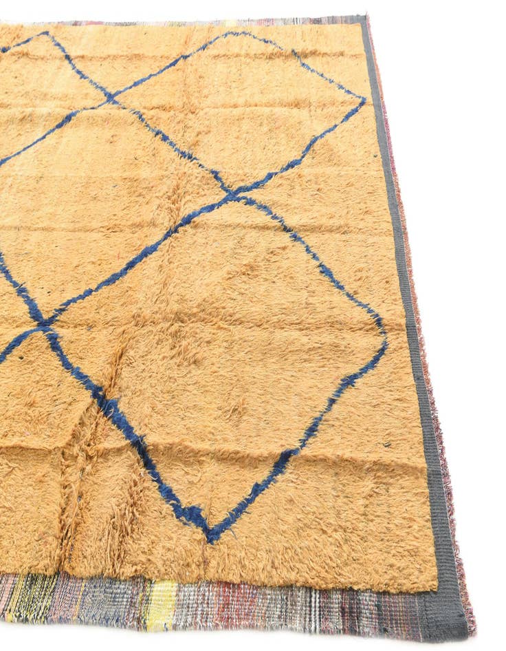 Detail image of  8' 9 x 12' 2  Hand Knotted Moroccan Wool Rug