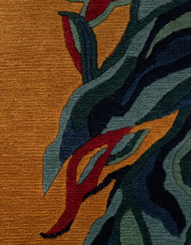 Detail image of  4' 11 x 6' 3  Hand Knotted Nepal Wool Rug