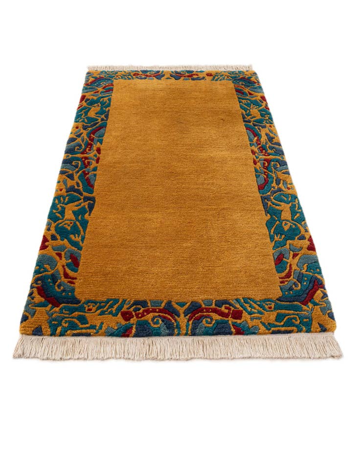 Detail image of  2' 5 x 4' 8  Hand Knotted Nepal Wool Rug