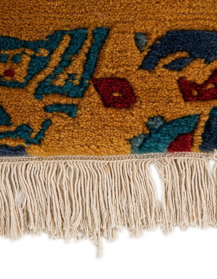 Detail image of  2' 5 x 4' 8  Hand Knotted Nepal Wool Rug
