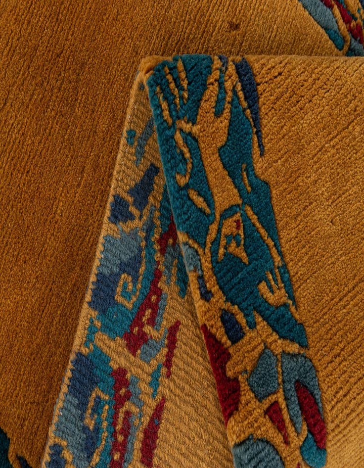Detail image of  2' 5 x 4' 8  Hand Knotted Nepal Wool Rug