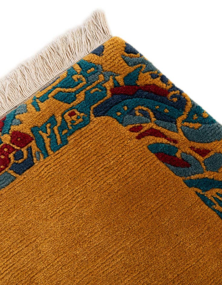 Detail image of  2' 5 x 4' 8  Hand Knotted Nepal Wool Rug