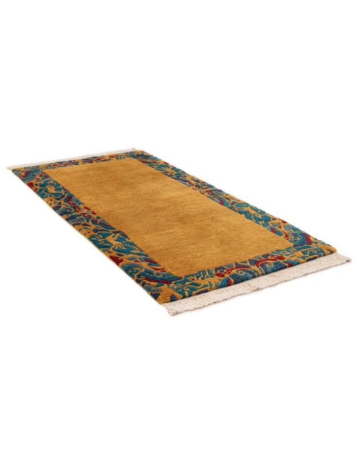 Detail image of  2' 5 x 4' 8  Hand Knotted Nepal Wool Rug