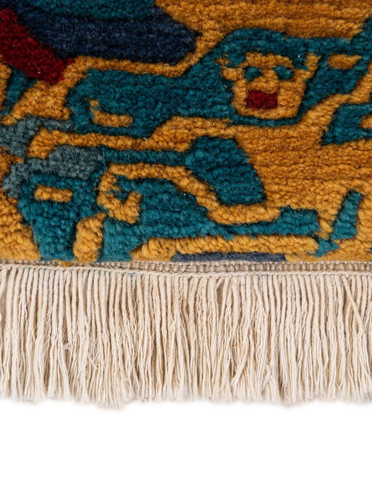Detail image of  2' 5 x 4' 8  Hand Knotted Nepal Wool Rug