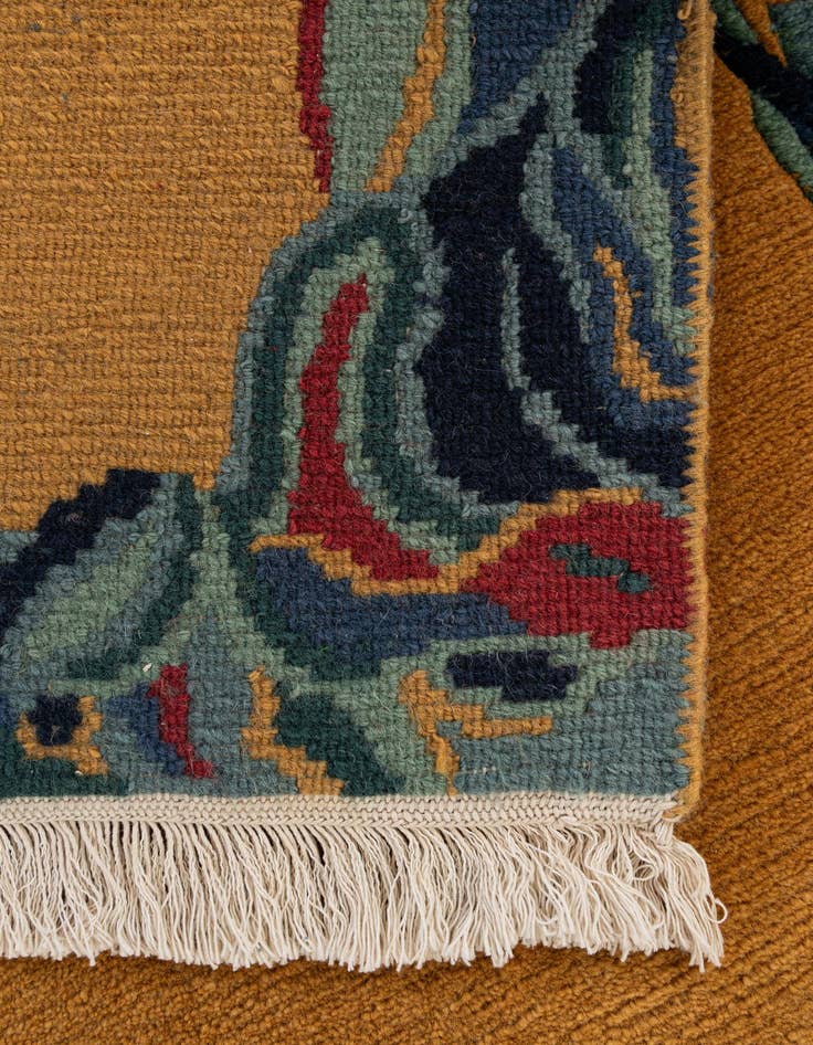 Detail image of  2' 6 x 4' 7  Hand Knotted Nepal Wool Rug