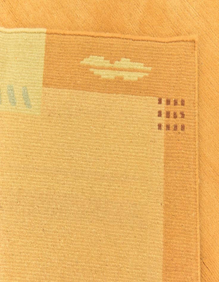 Detail image of  4' 9 x 6' 6  Hand Knotted Nepal Wool Rug