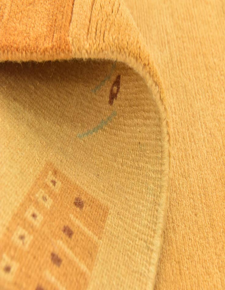 Detail image of  4' 9 x 6' 6  Hand Knotted Nepal Wool Rug