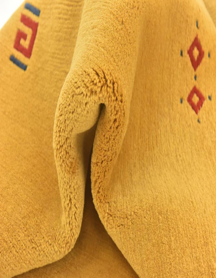 Detail image of  4' x 5' 8  Hand Knotted Nepal Wool Rug