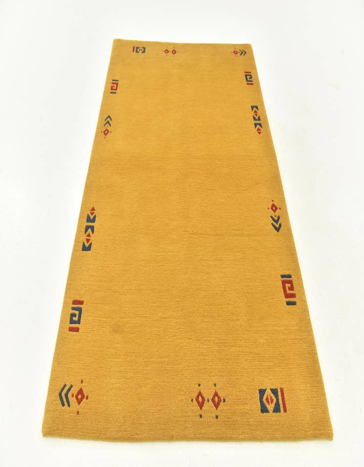 Detail image of  4' x 5' 8  Hand Knotted Nepal Wool Rug