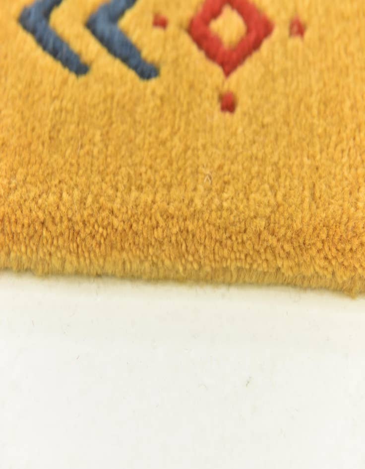 Detail image of  4' x 5' 8  Hand Knotted Nepal Wool Rug