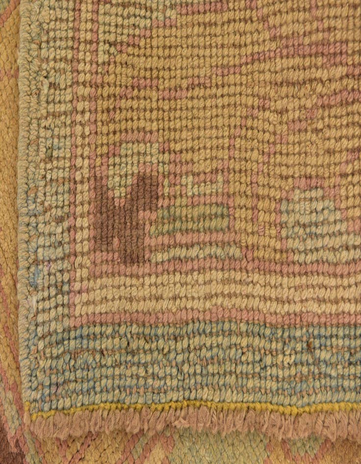 Detail image of  3' 7 x 6' 3  Hand Knotted Oushak Wool Rug