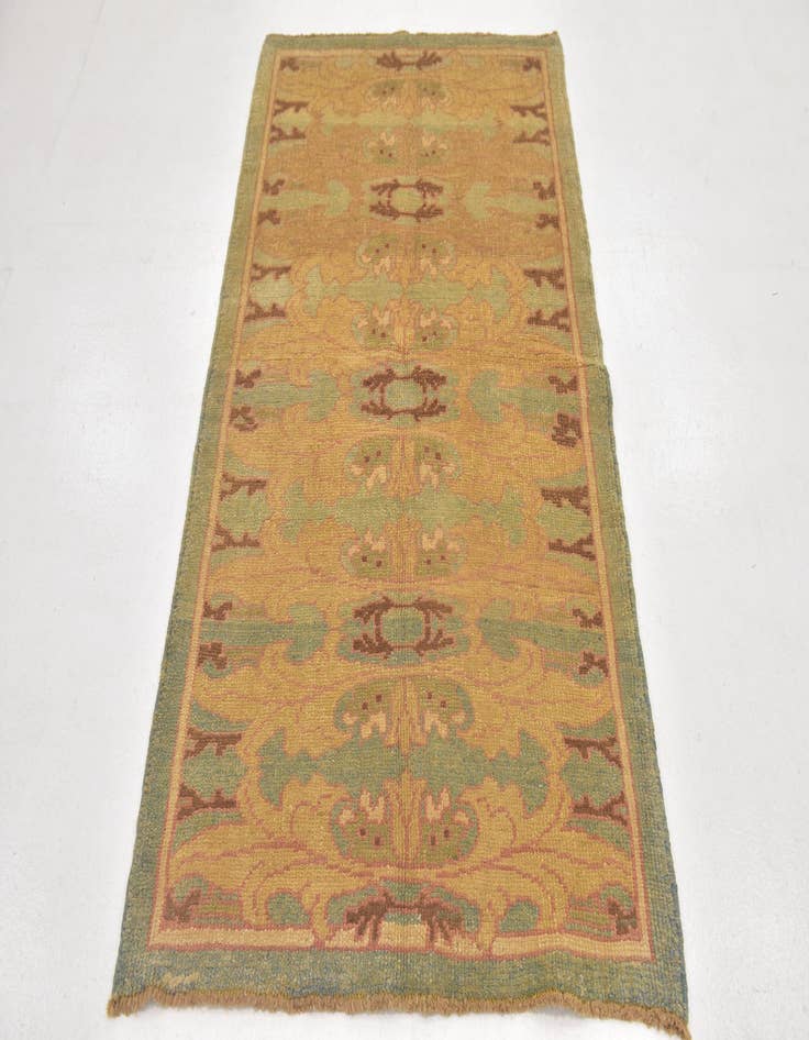 Detail image of  3' 7 x 6' 3  Hand Knotted Oushak Wool Rug