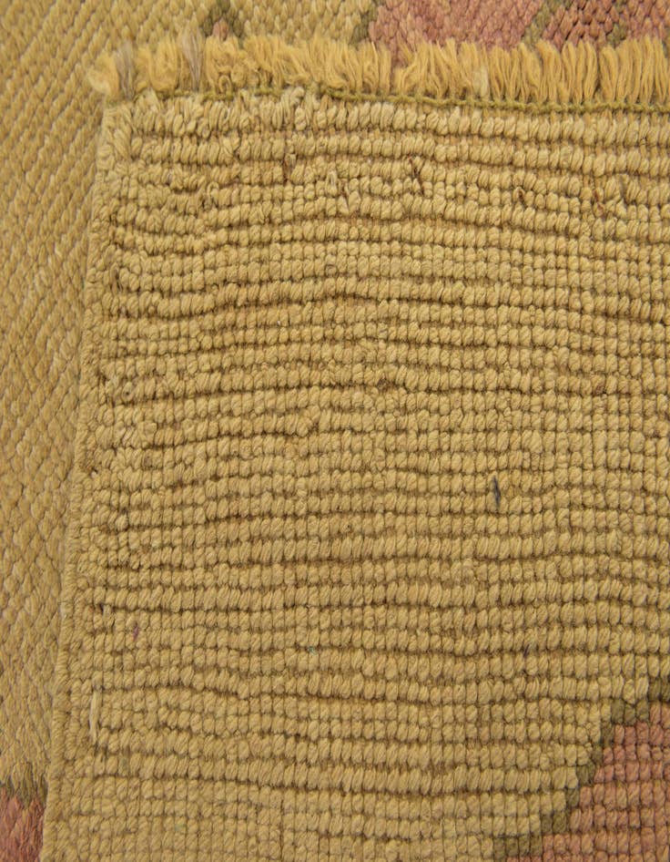 Detail image of  3' 8 x 4' 8  Hand Knotted Oushak Wool Rug