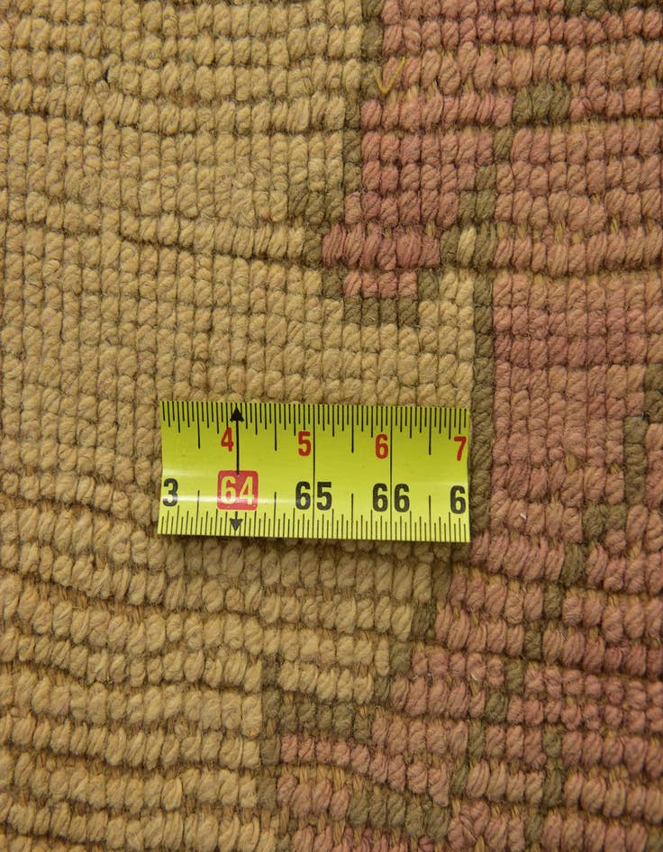 Detail image of  3' 8 x 4' 8  Hand Knotted Oushak Wool Rug