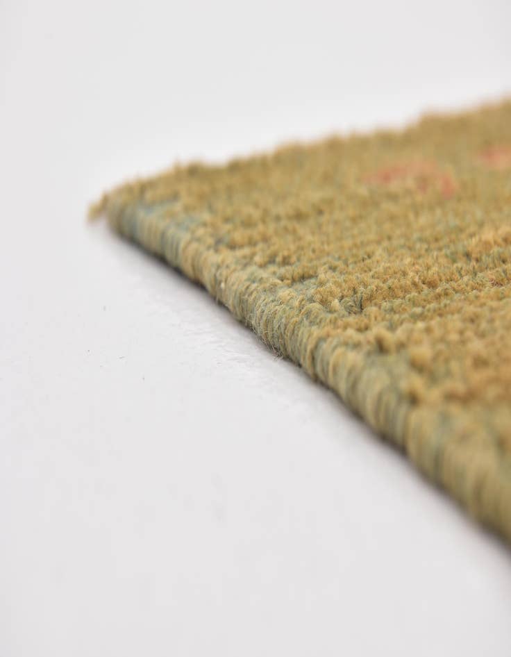 Detail image of  4' 8 x 7' 4  Hand Knotted Oushak Wool Rug