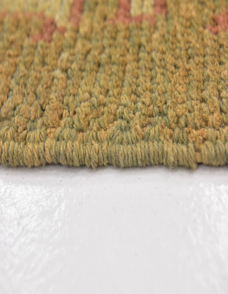 Detail image of  4' 8 x 7' 4  Hand Knotted Oushak Wool Rug