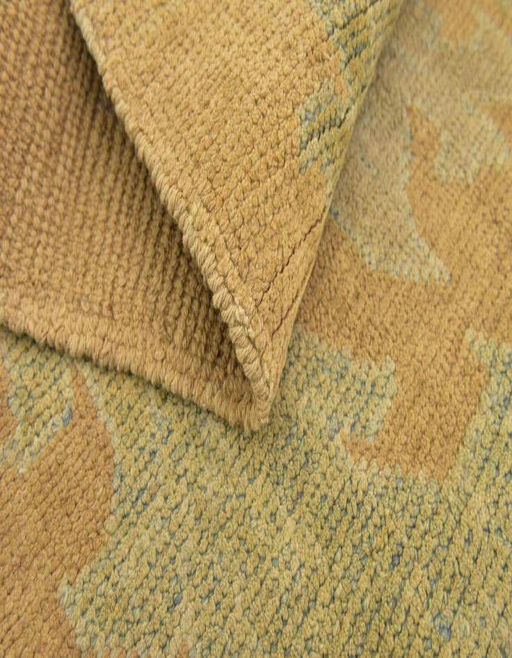 Detail image of  4' 3 x 5' 8  Hand Knotted Oushak Wool Rug