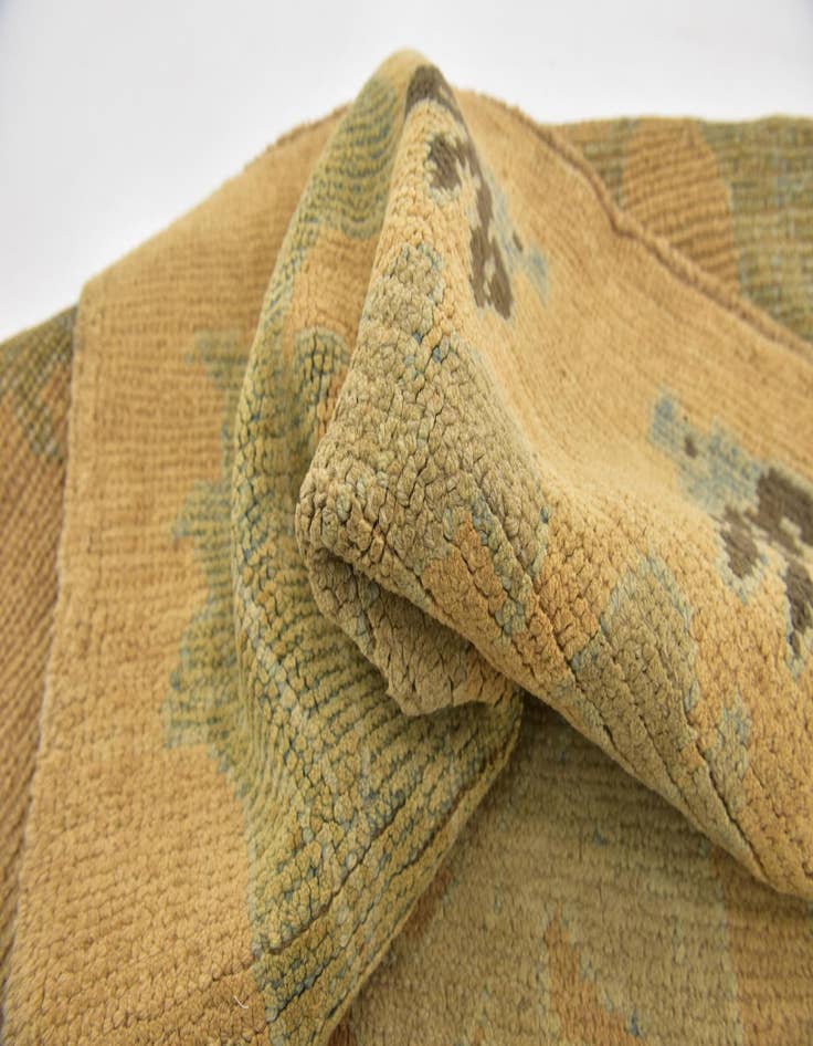 Detail image of  4' 3 x 5' 8  Hand Knotted Oushak Wool Rug