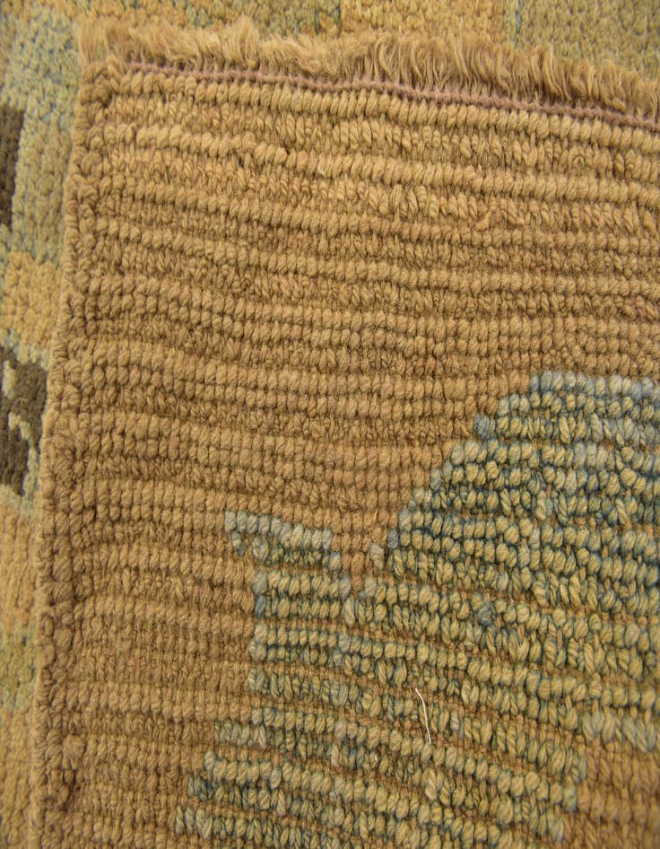 Detail image of  4' 3 x 5' 8  Hand Knotted Oushak Wool Rug