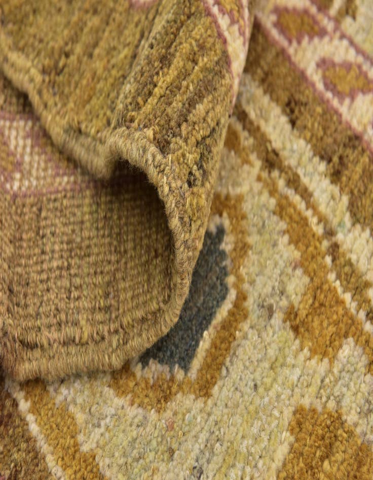 Detail image of  9' 7 x 14' 9  Hand Knotted Oushak Wool Rug