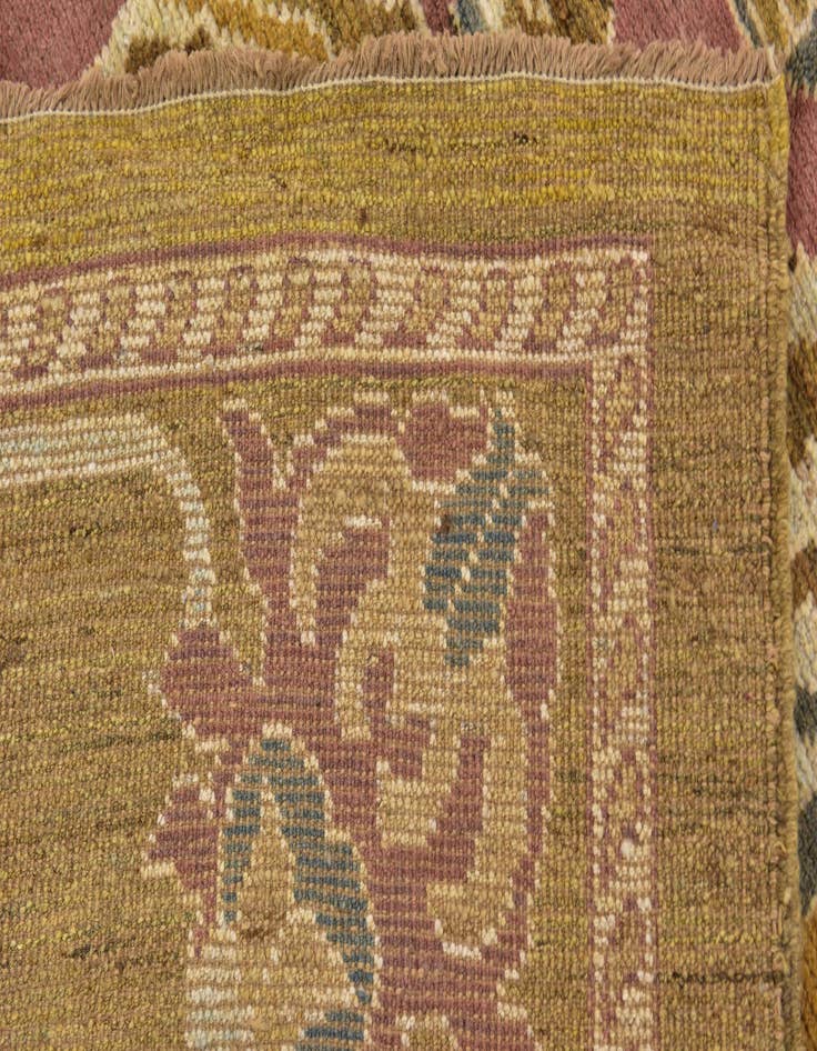Detail image of  9' 7 x 14' 9  Hand Knotted Oushak Wool Rug