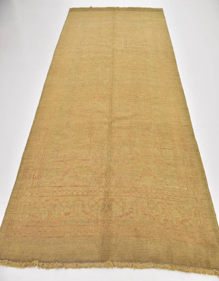 Detail image of  6' 7 x 9' 8  Hand Knotted Oushak Wool Rug